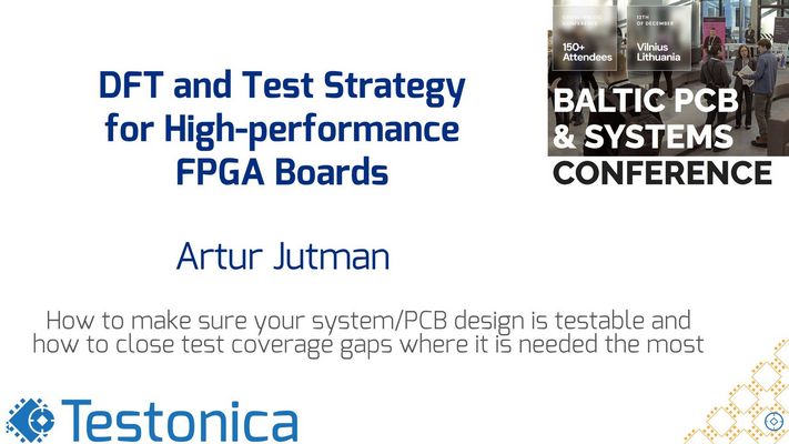 Testonica gives a talk at the Baltic PCB & Systems Conference